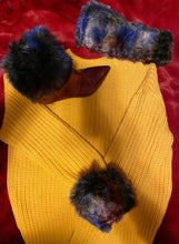 Load image into Gallery viewer, Blue Faux Fur Wrist/Ankle Warmer