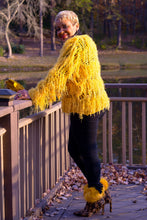 Load image into Gallery viewer, Gold Net/Tassel Cardigan